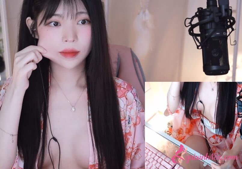 Clip streamer Yudi Kim khoe ngực khủng trên sóng livestream 2022 17 clip nong yudi kim