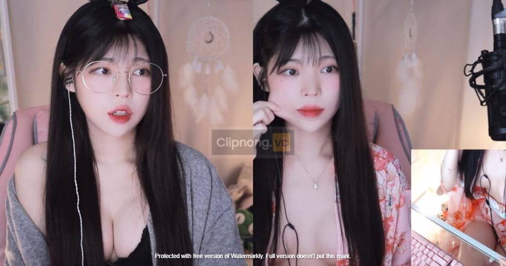 Clip streamer Yudi Kim khoe ngực khủng trên sóng livestream 2022 13 streamer yudi kim nude 2 1024x538 1 1