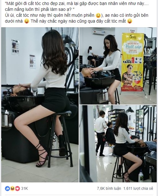 Clip hot girl 30Shine tự sướng| Tiệm tóc 30 Shines lộ clip sex 32 gai xinh 30Shine
