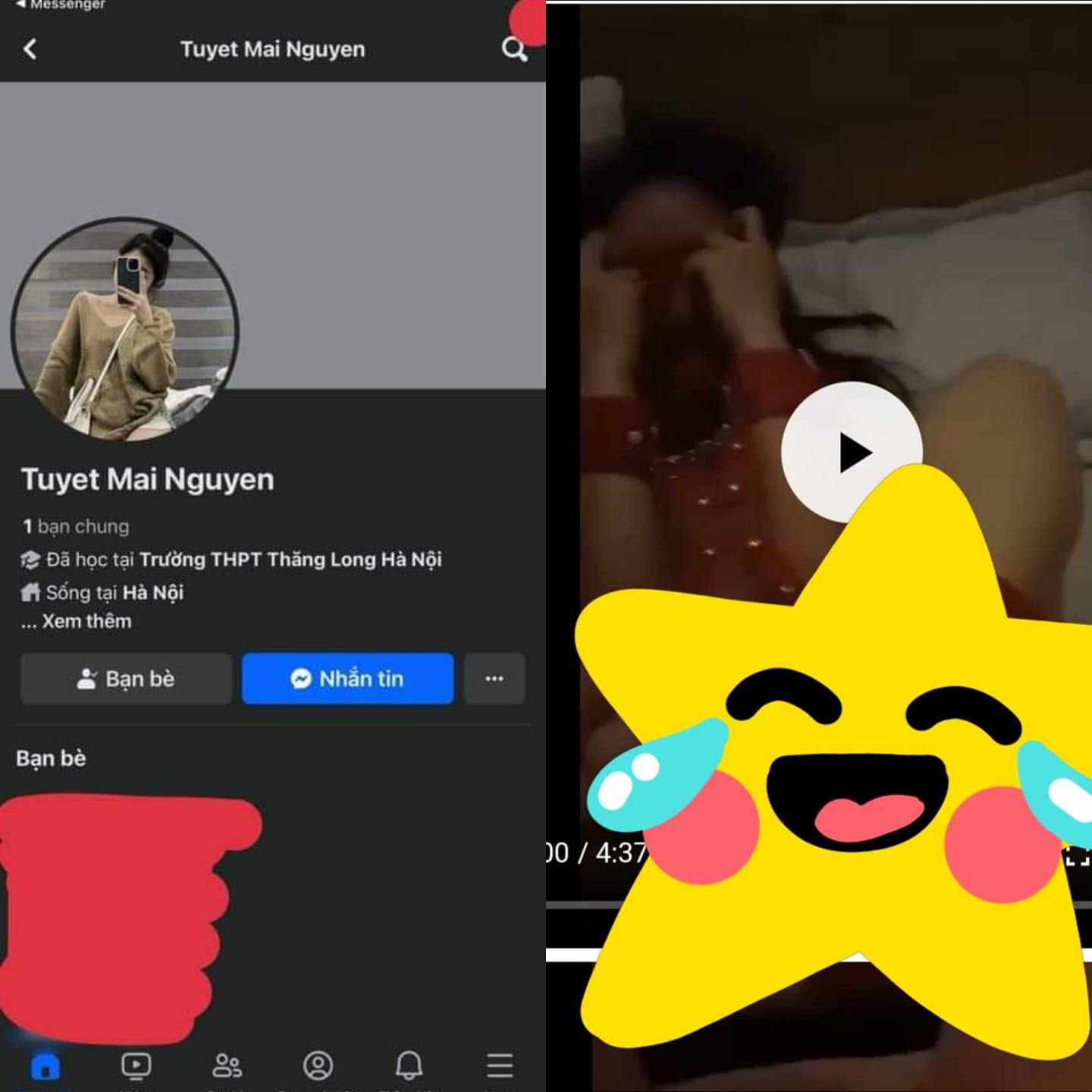 Clip nóng ông chủ shop và 2 em nhân viên sex thường đến bạo dâm tại khách sạn Full 23 face-tuyet-mai-nguyen-clip-sex-bao-dam