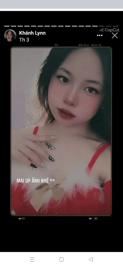 Hình ảnh và video full không che của HOT Face Khánh Lynn 14 Em khánh Lynn trong bộ váy đỏ hai dây