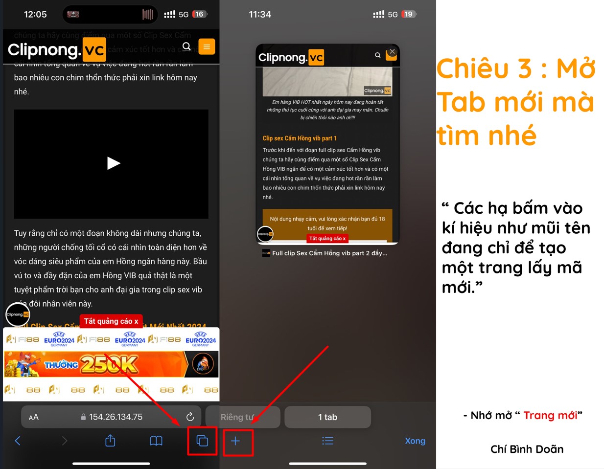 Chí Bình Doãn : Hướng dẫn cách mở khóa toàn bộ Clipnong chỉ 2 phút 11 b3 chi binh author