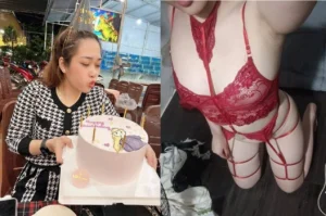 Quà Sinh Nhật Của Anh Là Bộ Đồ Ngủ Màu Đen Xuyên Thấu