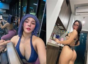 Sex Minh Minh Sport – mông to căng tròn, legging bó sát nứt nẻ