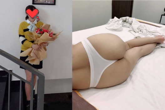Chị Gái Mặc Quần Lọt Khe Trắng