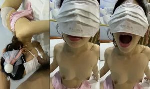 Em sinh viên đeo khẩu trang tập bú cu | Phevkl